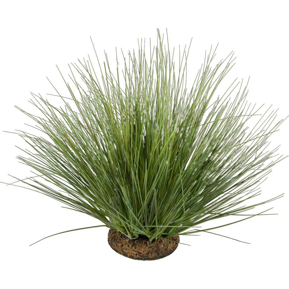 Gras Busch Grasbündel Halme grün 25cm Pflanze künstlich NEU 