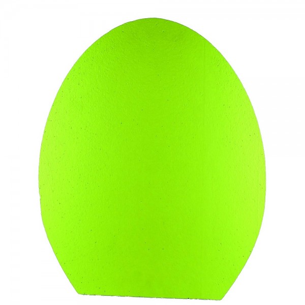 Ei stehend 2D Styrofoam grün