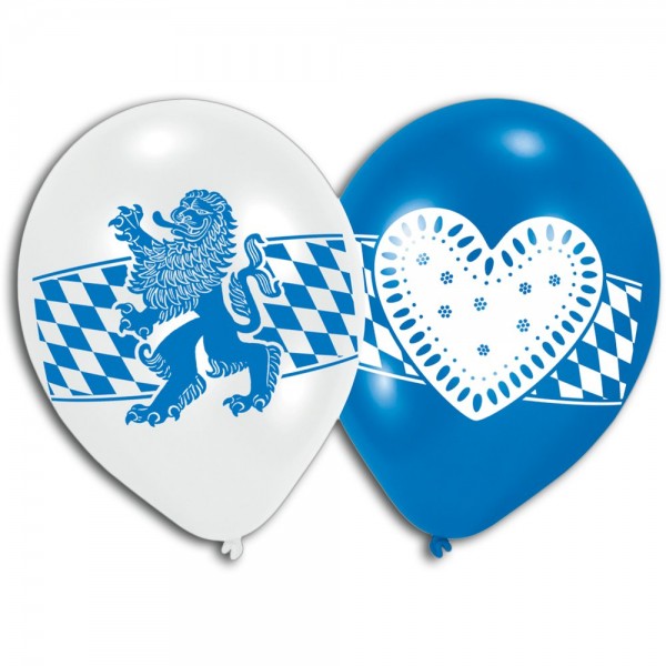 Luftballon mit Rautendruck Bayern, 70 cm Umfang