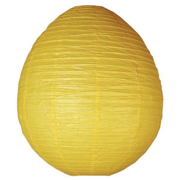 Ei-Lampion XL gelb, Ø 80 cm x 100 cm